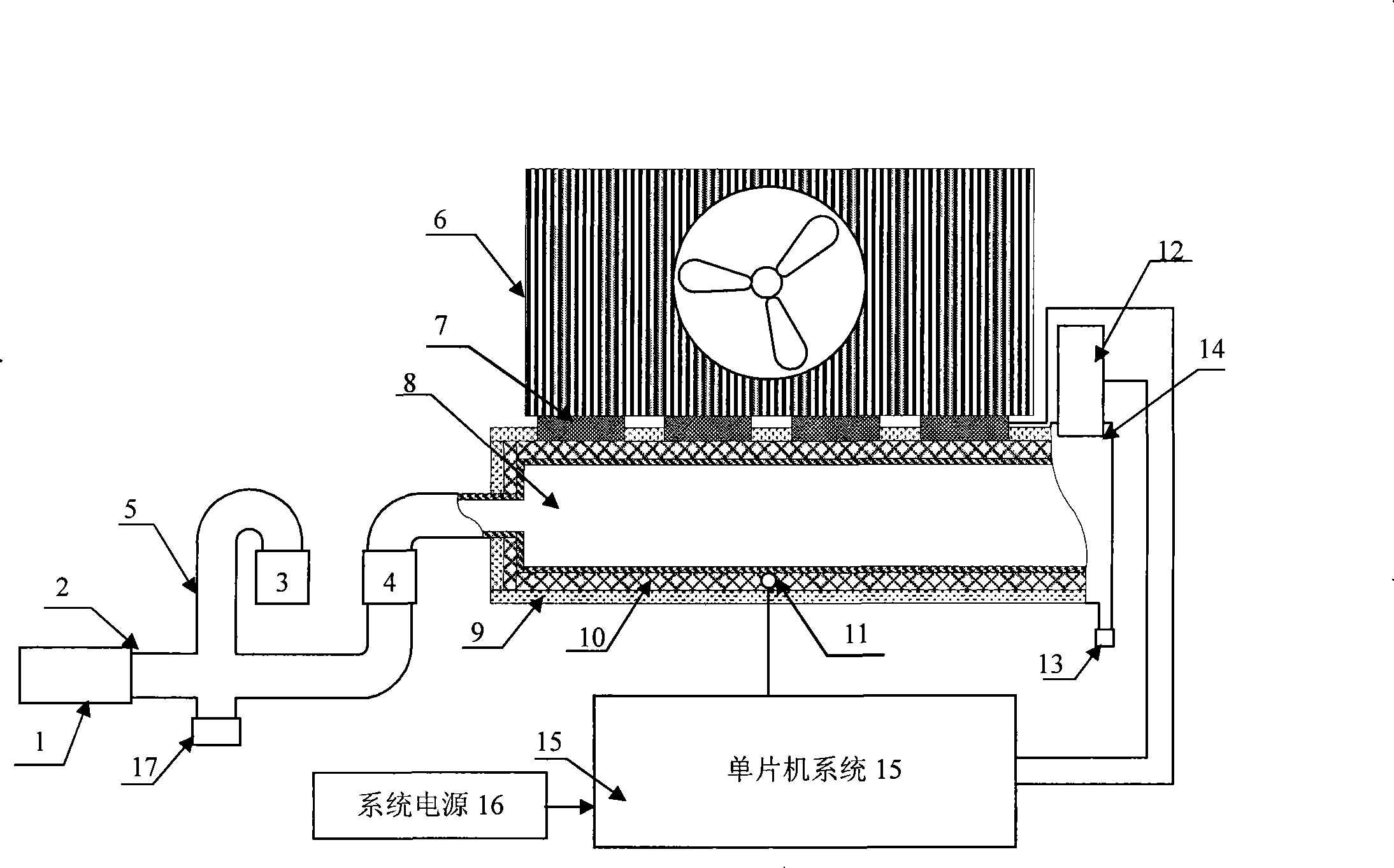 Collecting device of exhaled breath condensate (EBC)