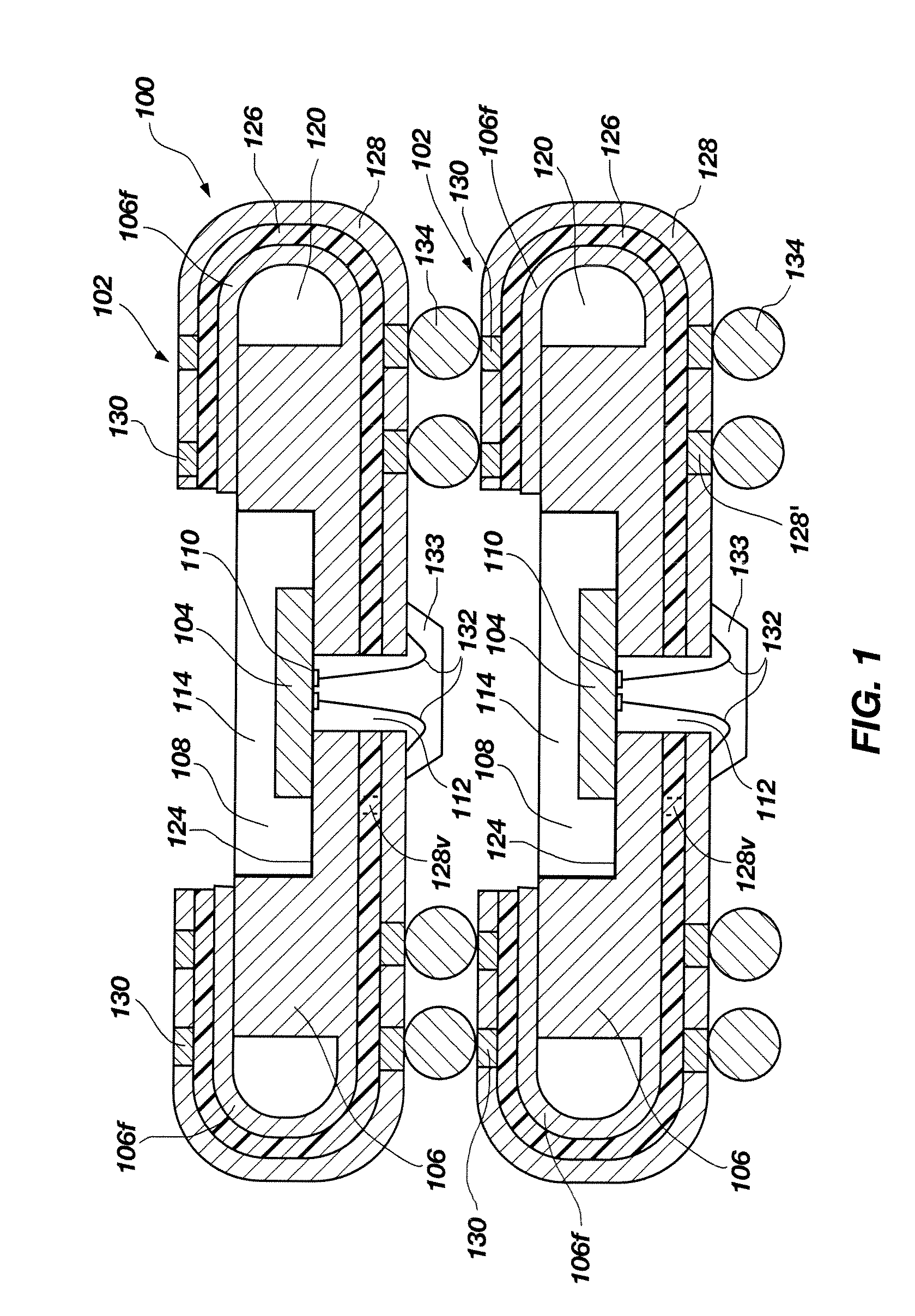 Metal core foldover package structures