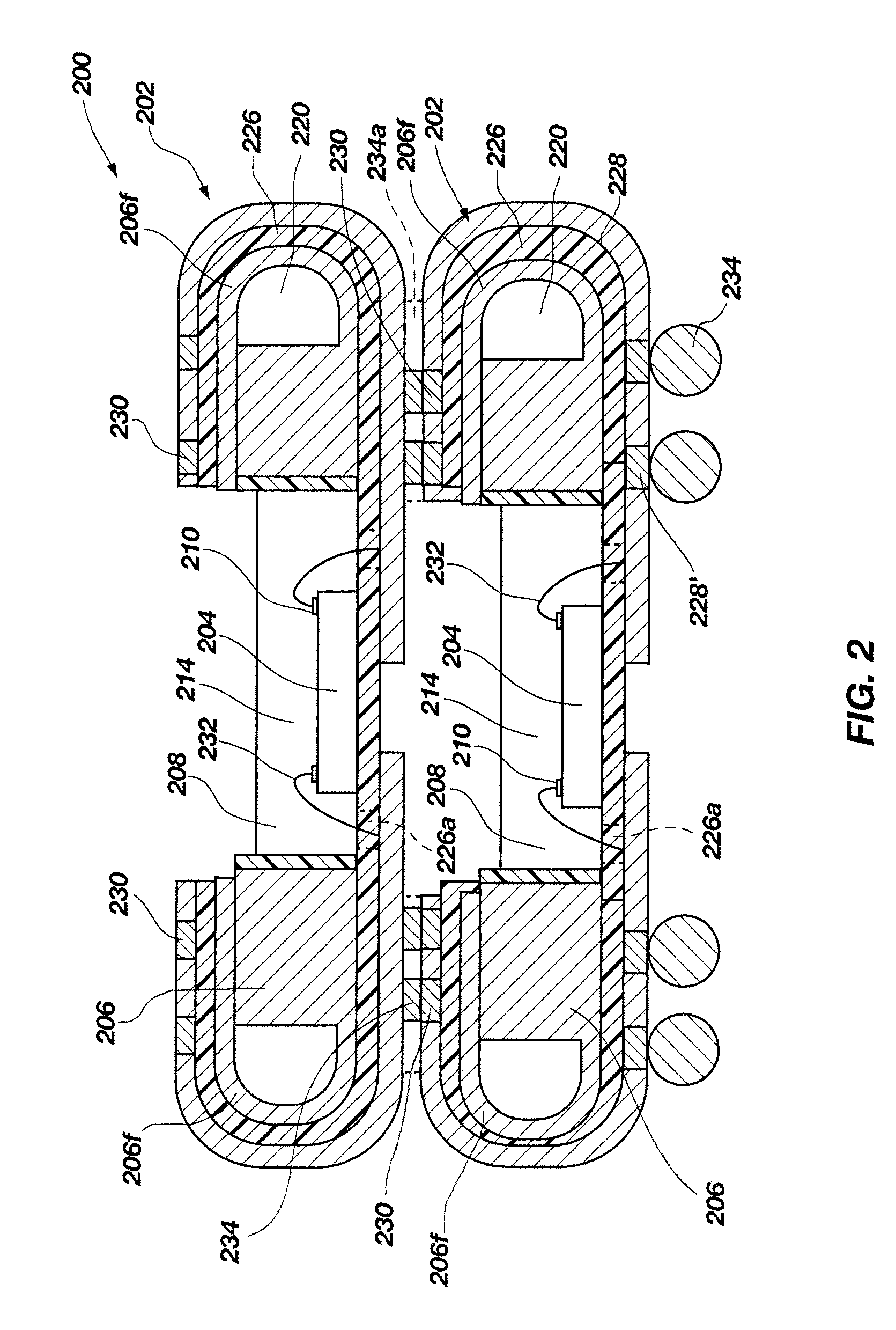 Metal core foldover package structures