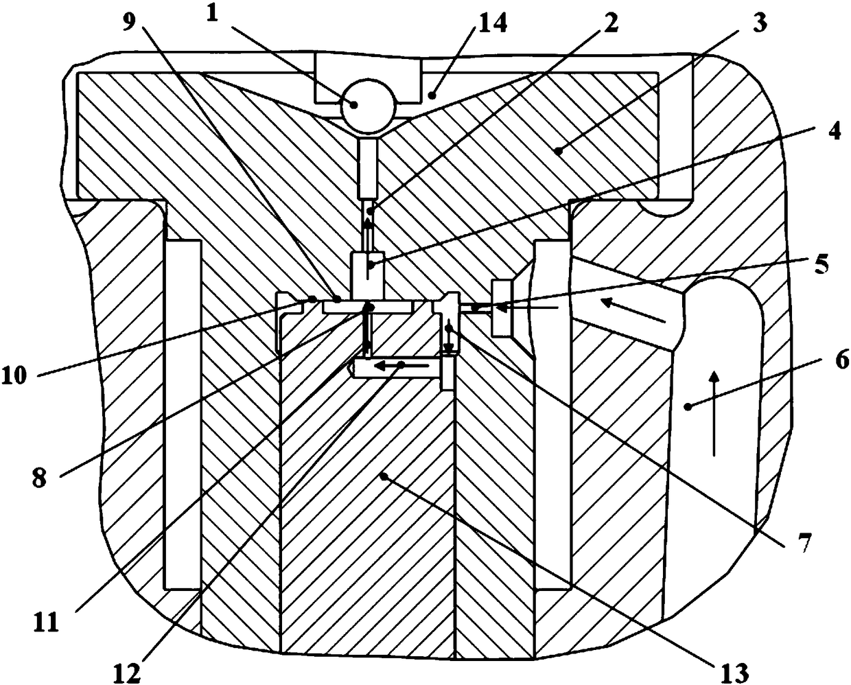 Common rail oil injector capable of reducing leakage