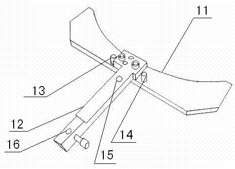 Form, position and dimension measuring method of blisk blade and tool thereof