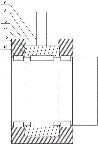 High-speed branching device of stranding machine