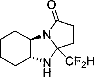 (4ar,8ar)-3a-(difluoromethyl)decahydro-1h-benzene[d]pyrrole[1,2-a]-thiazole-1-ketone and synthesis method thereof