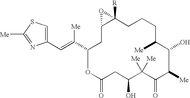 Methods for the preparation, isolation and purification of epothilone B, and x-ray crystal structures of epothilone B