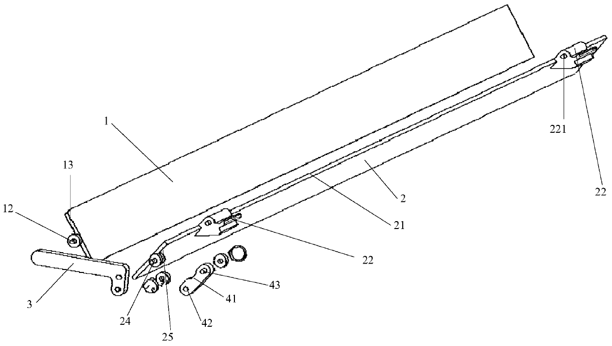 A support mechanism and mobile terminal