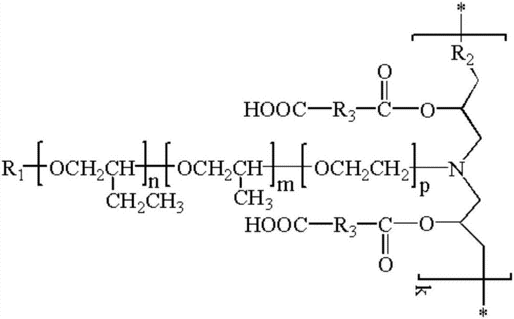 Polyether amine water reducing agent with controllable and regular molecular structure and preparation method of polyether amine water reducing agent