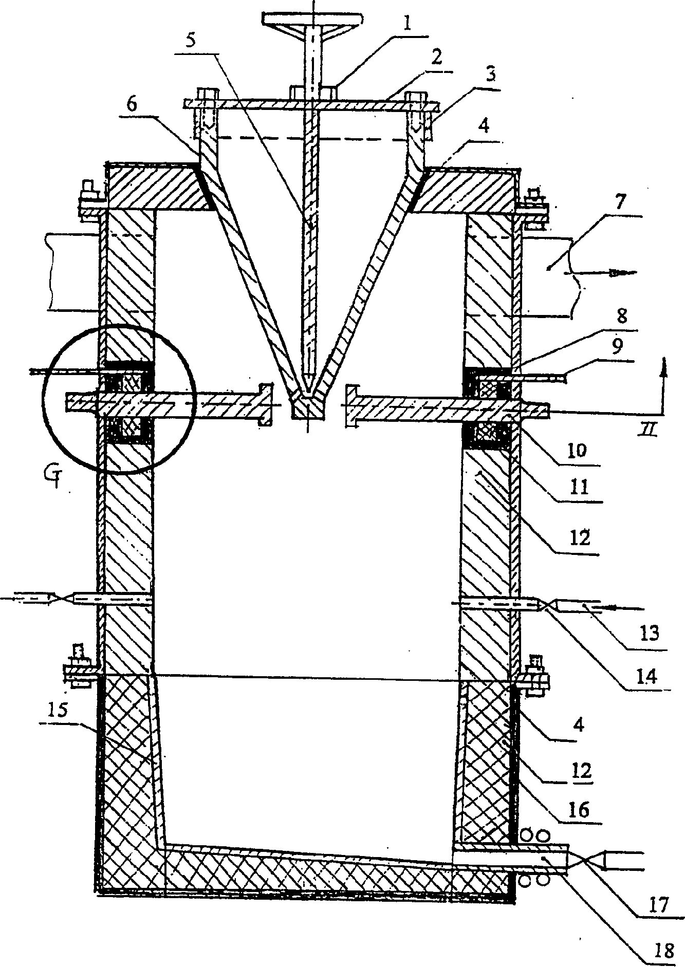 Device and method for producing medium and low melting point metals and oxide nitride powder