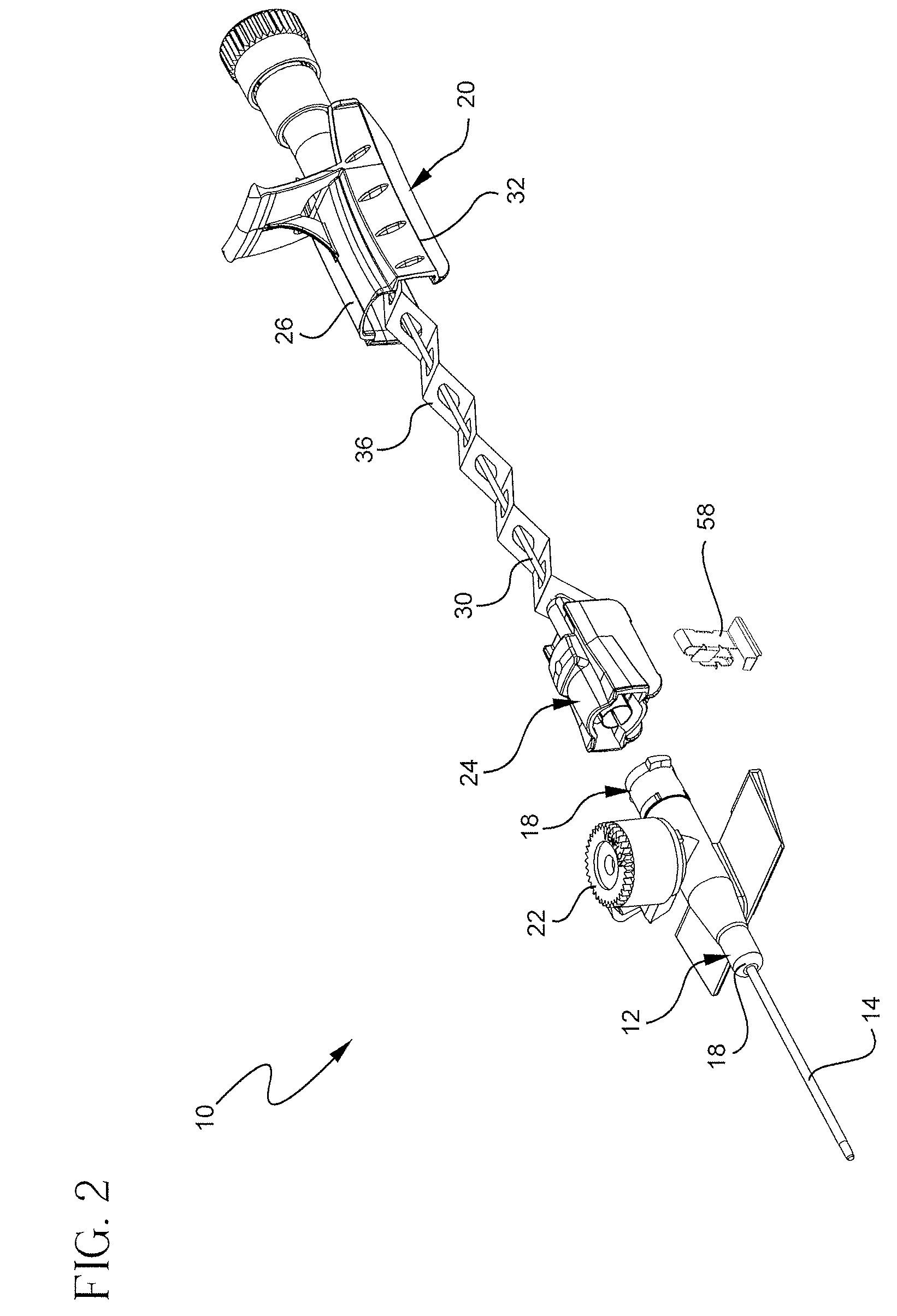 Reducing withdrawal force in a safety IV catheter