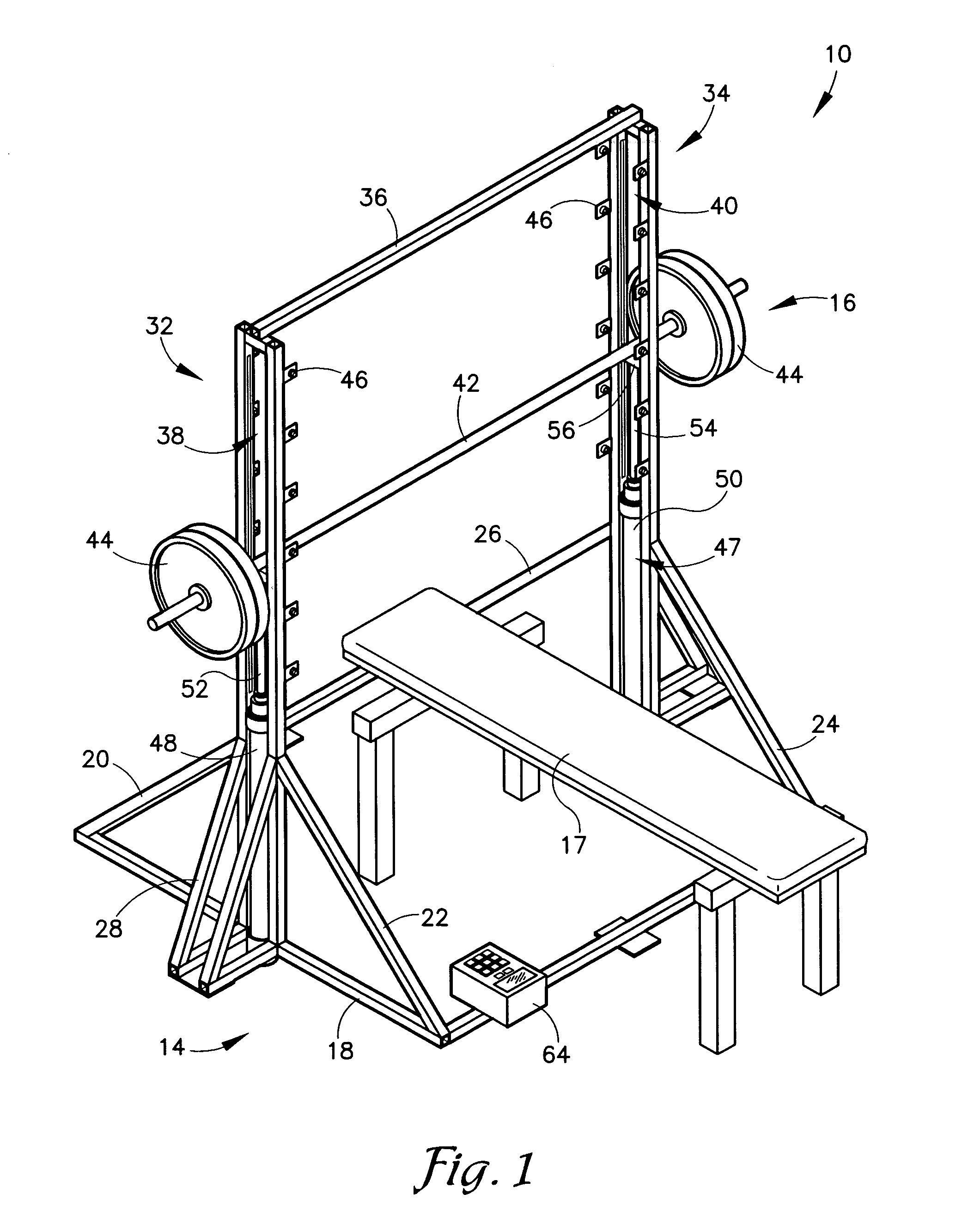 Apparatus and method for facilitating the safe lifting of free weights