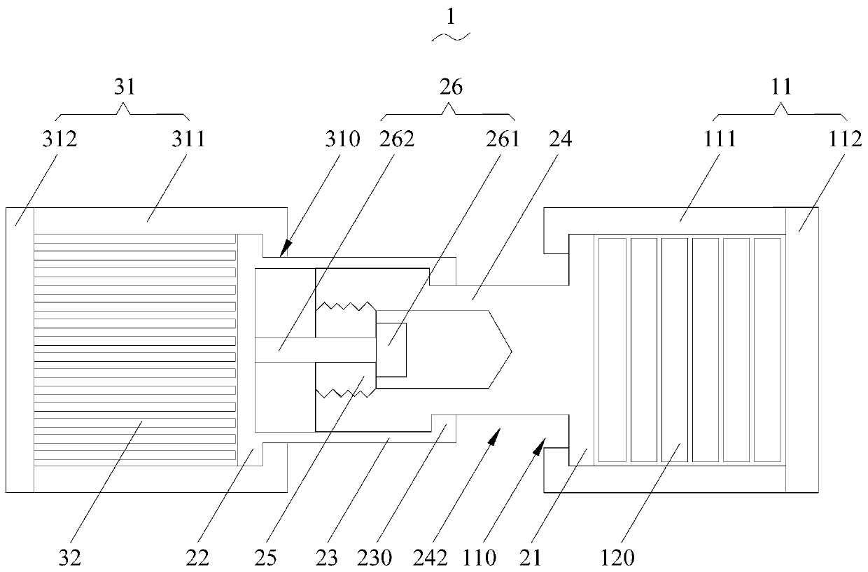 Multi-stage landing buffer energy absorbing device