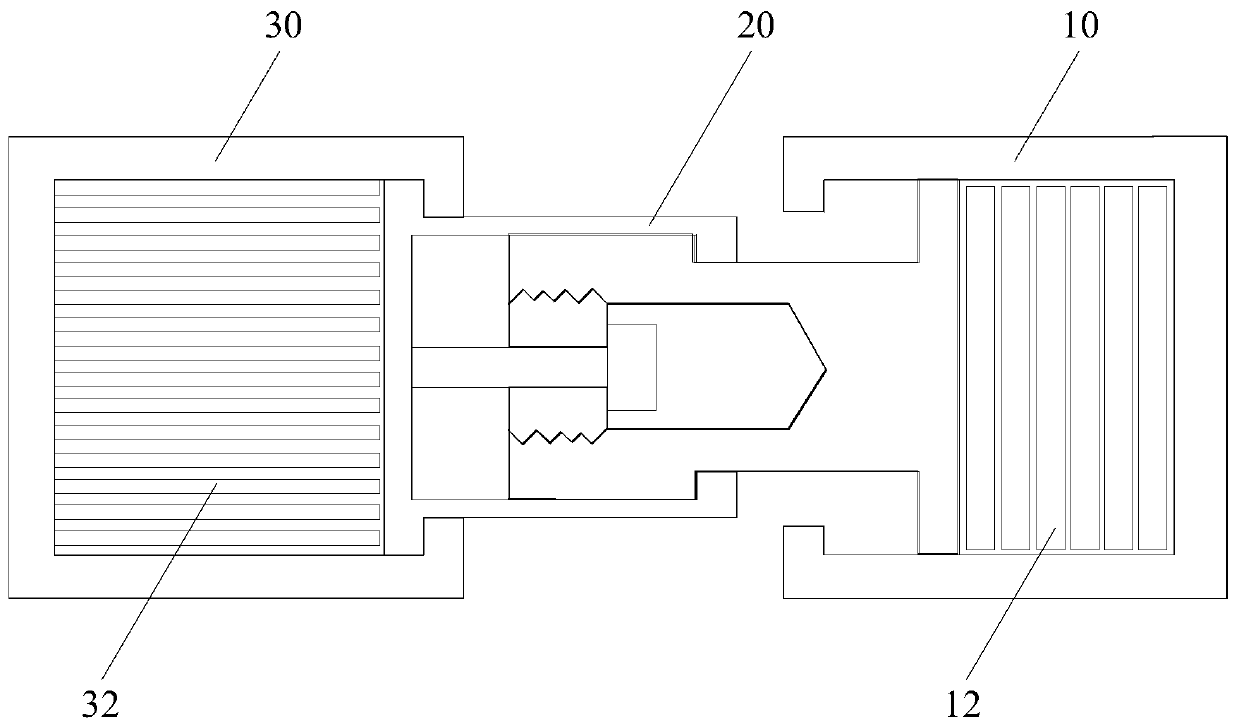 Multi-stage landing buffer energy absorbing device