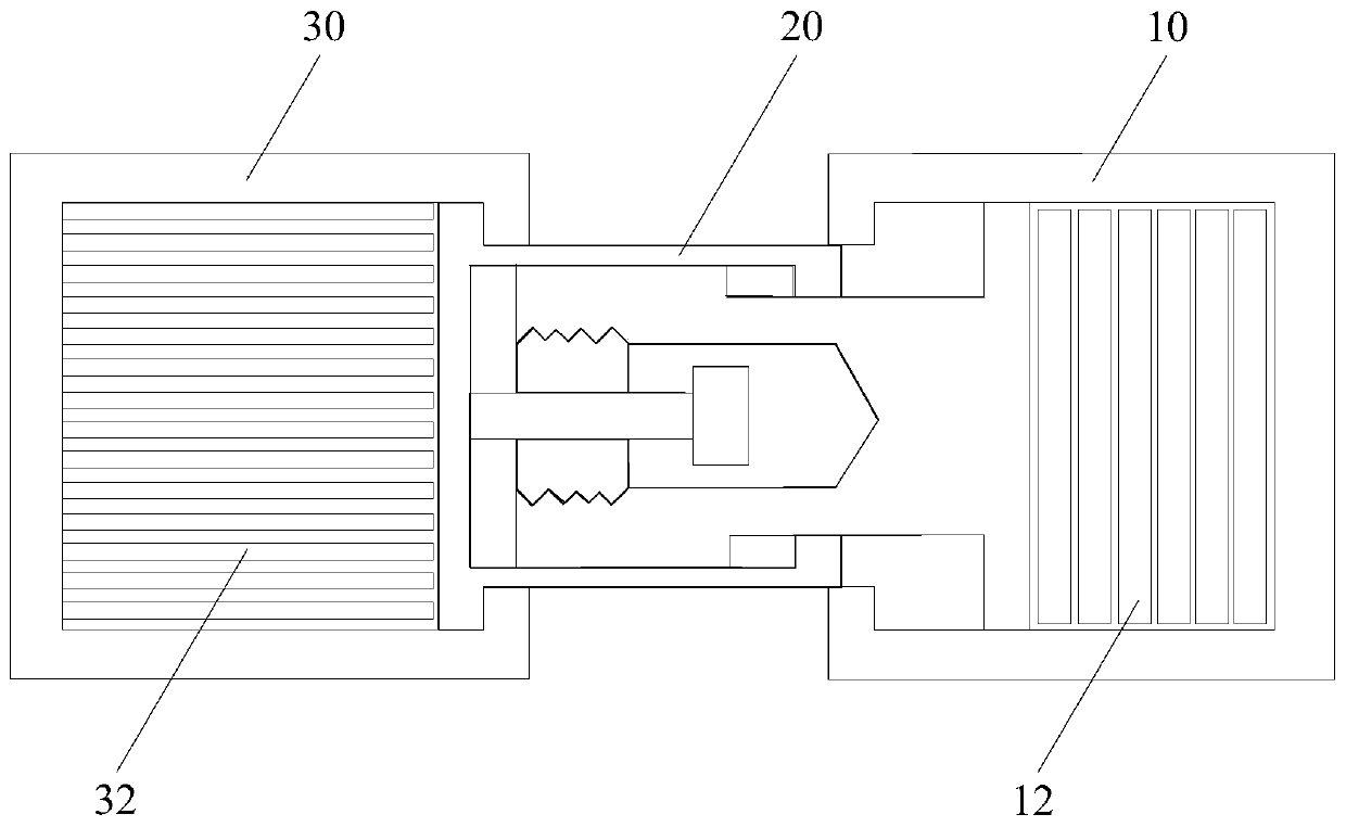 Multi-stage landing buffer energy absorbing device