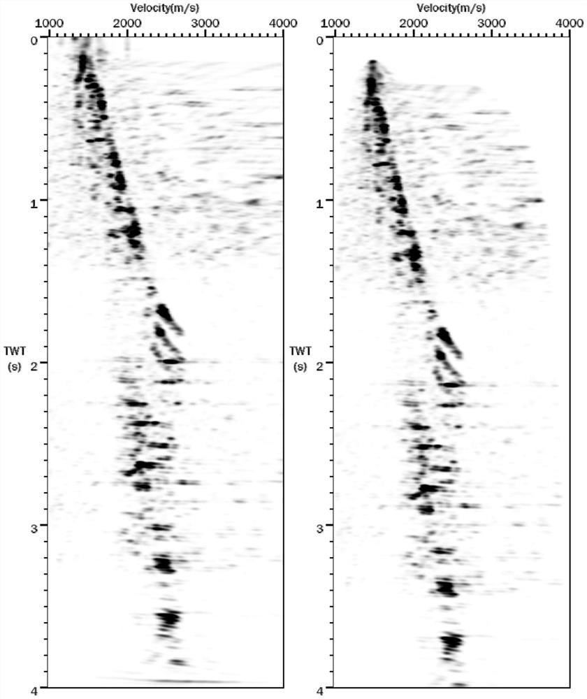 Submarine multiple prediction and tracking attenuation method in speed domain