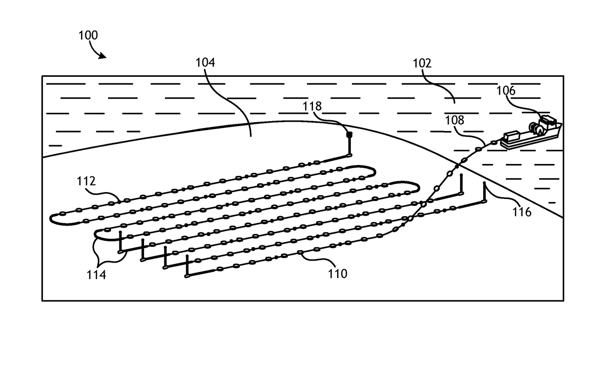 Touch down monitoring of an ocean bottom seismic node