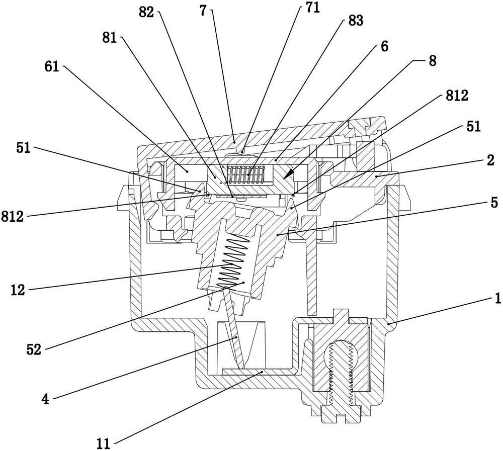 Push-type switch