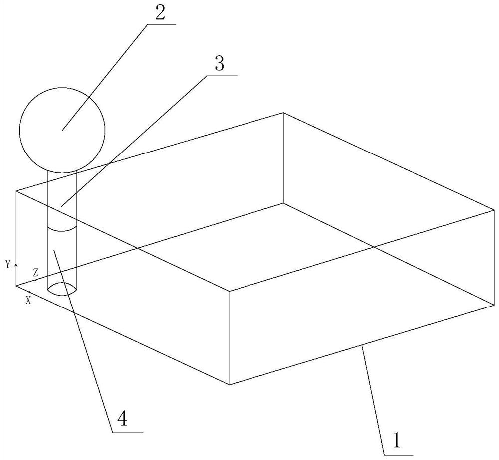 Horizontal machining center zero point alignment tool and alignment method