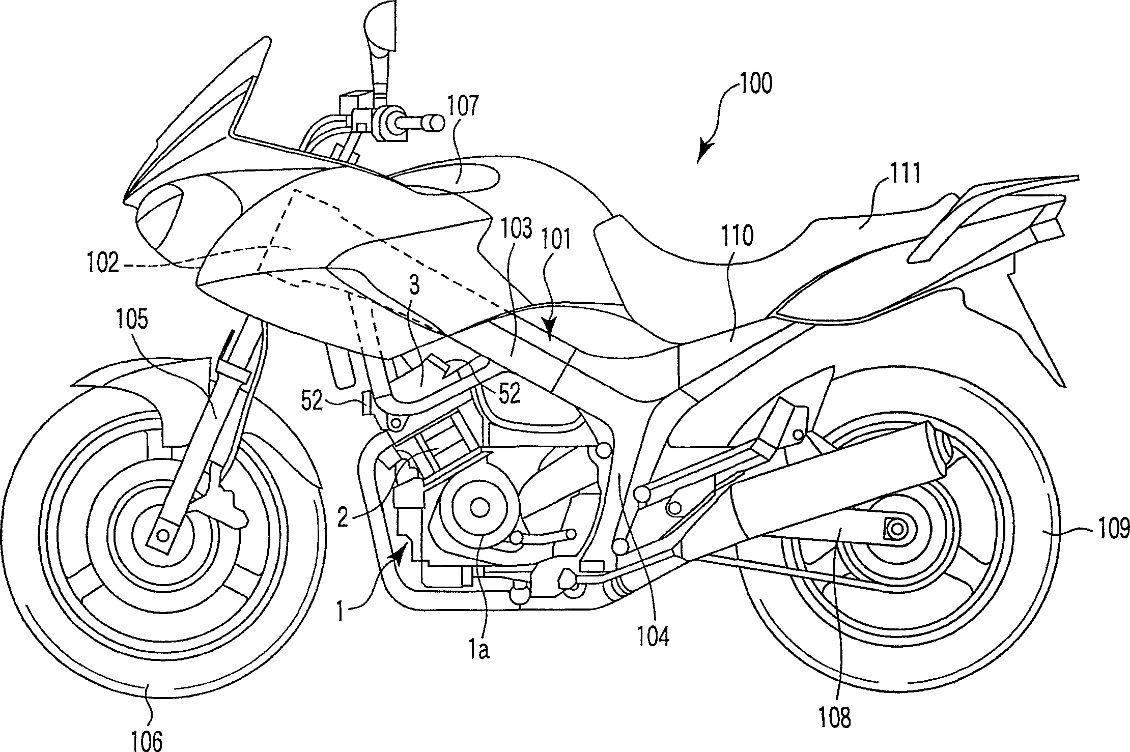 Valve operating mechanism with roller rocker arm, 4-cycle engine, and motorcycle having 4-cycle engine mounted thereon