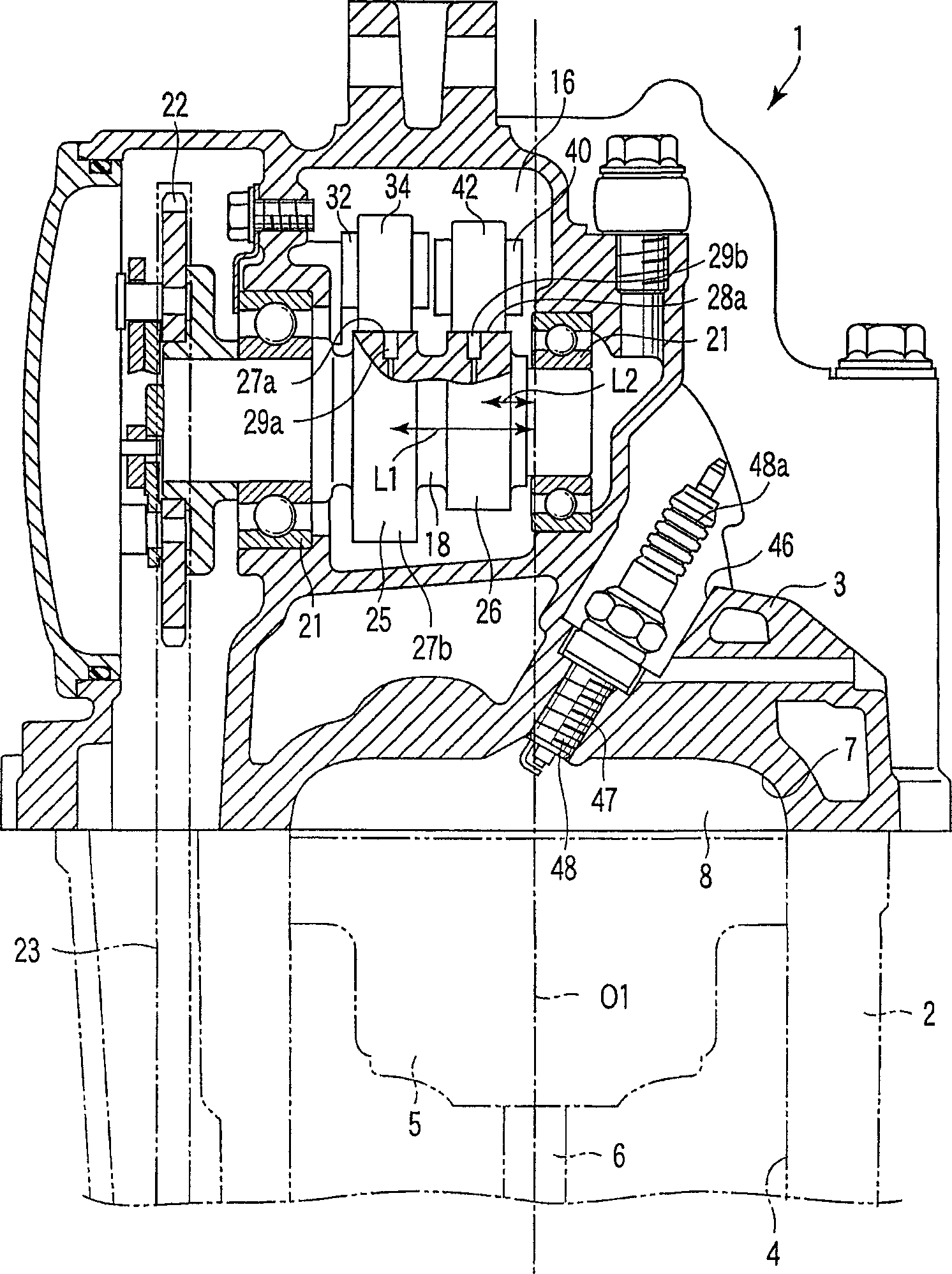 Valve operating mechanism with roller rocker arm, 4-cycle engine, and motorcycle having 4-cycle engine mounted thereon