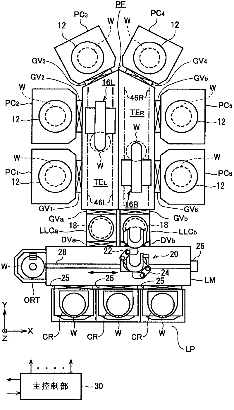 Vacuum processing apparatus and vacuum transfer apparatus