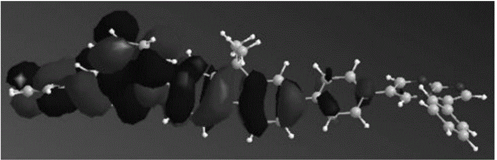 Fluorene derivative containing carbazole-9-yl group and application thereof