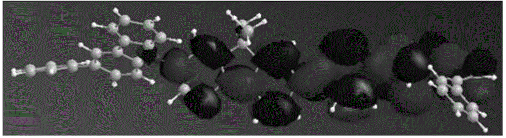 Fluorene derivative containing carbazole-9-yl group and application thereof