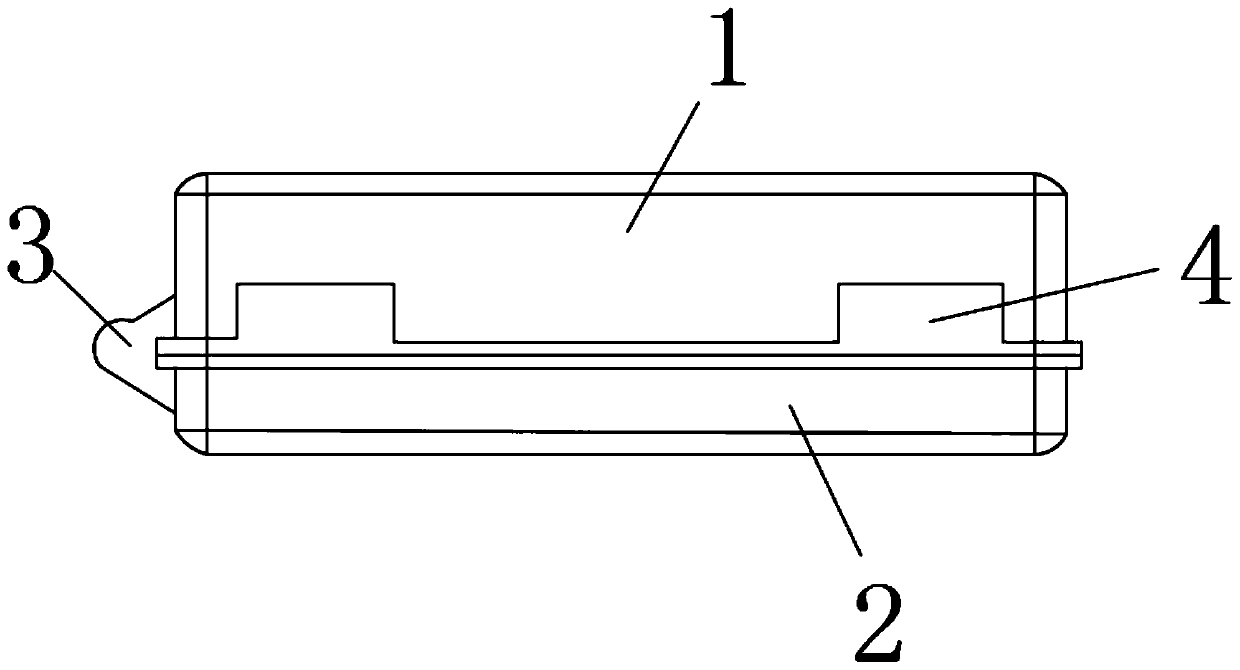 Wall-mounted optical fiber cable distribution box with wire trimming structure