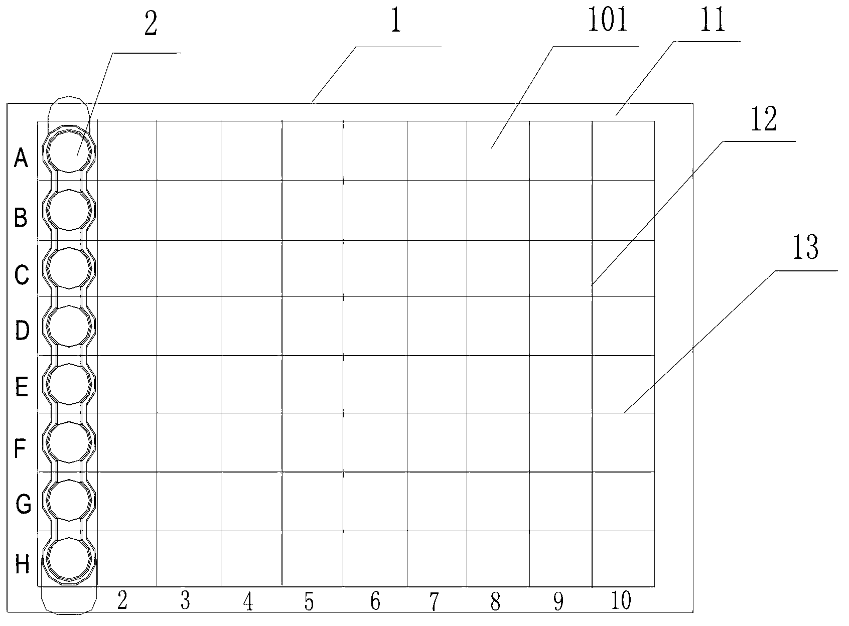 Multi-index detecting device, kit and application thereof