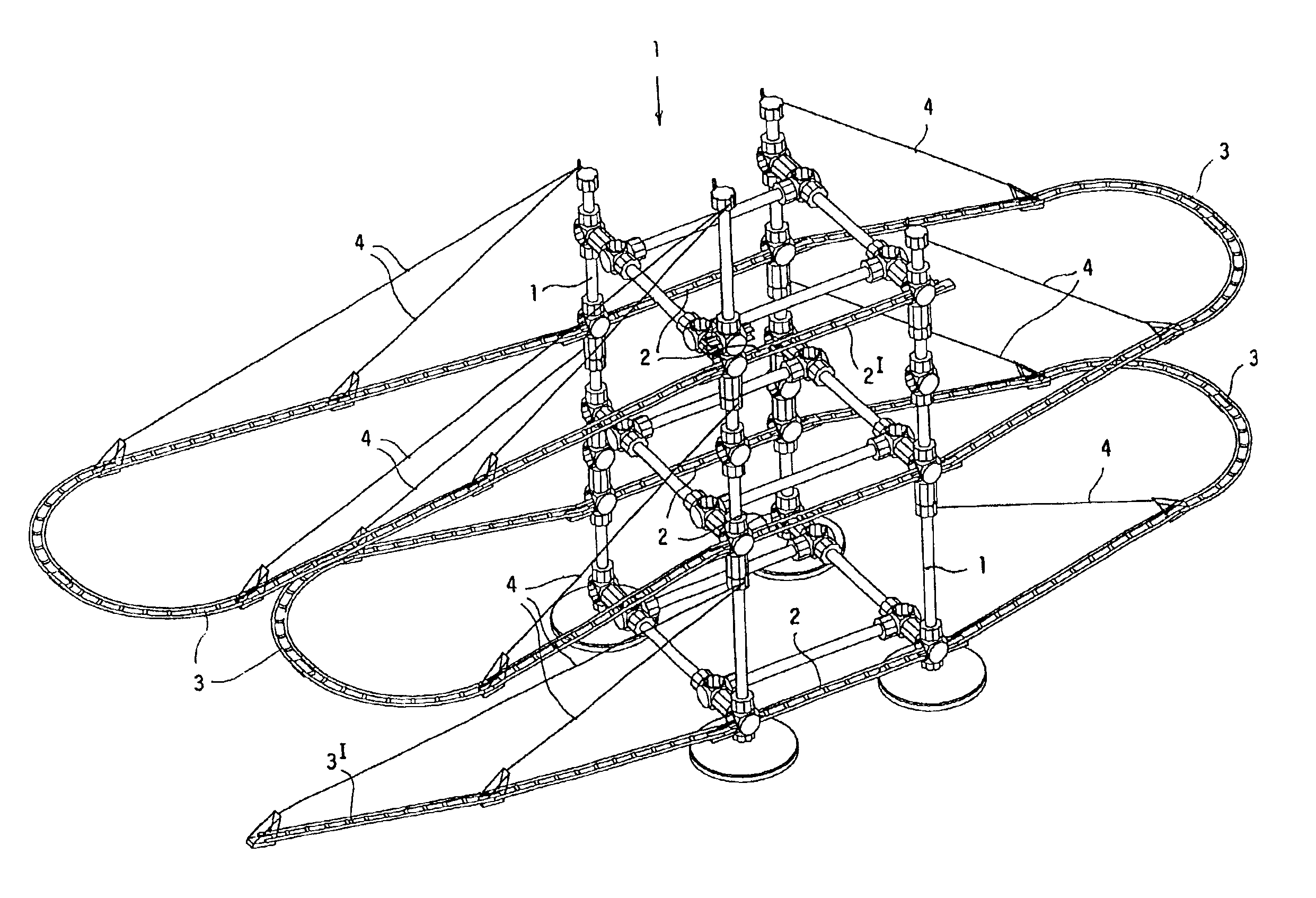 Suspended runway