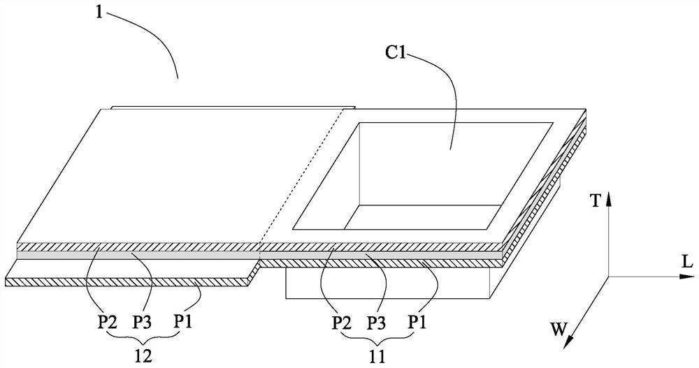 Packaging case and pouch battery