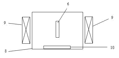 Electroplating production method and device for copper/aluminum composite conducting bar