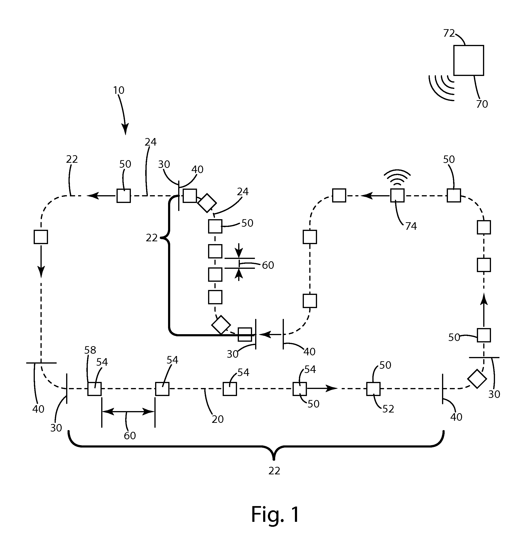 Method of material handling with automatic guided vehicles