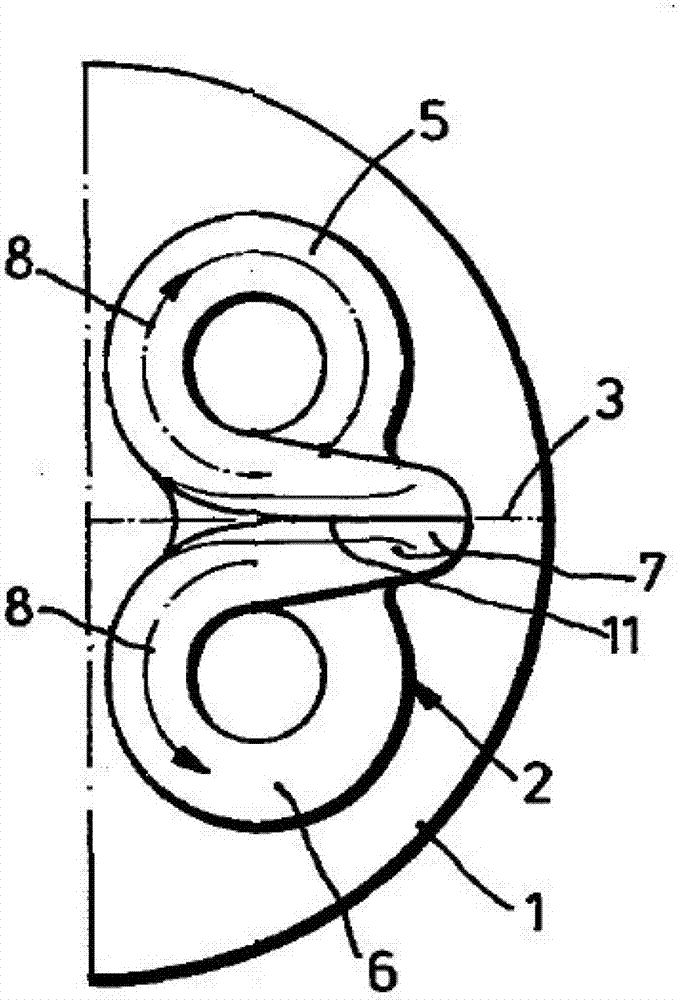 Diesel engine with swirl chamber