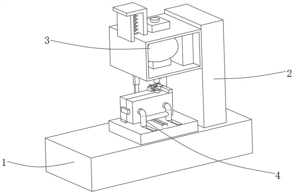 Injection molding equipment for plastic connecting piece on UV printer