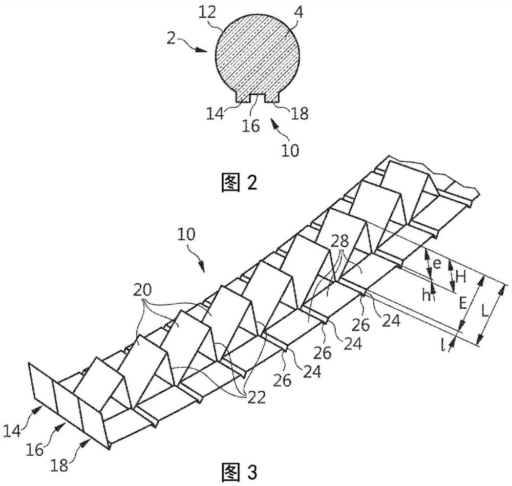 Light guide with means for compensating progressive loss of light along the light guide