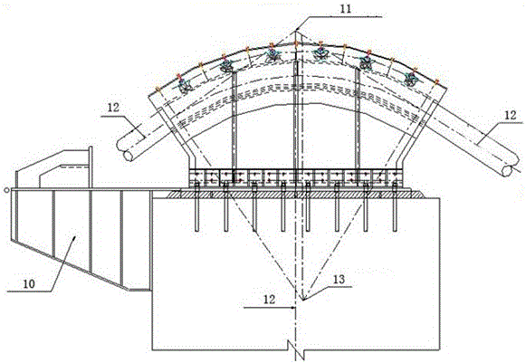 Concrete Self-anchored Suspension Bridge Suspension Cable Less Cycle Graded Tensioning Construction Method