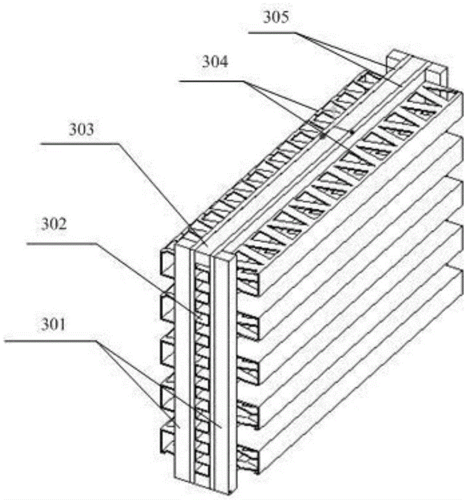 A finned plate heat exchange device for condensing flue gas waste heat recovery