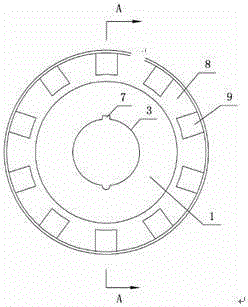 Integrated cast copper rotor