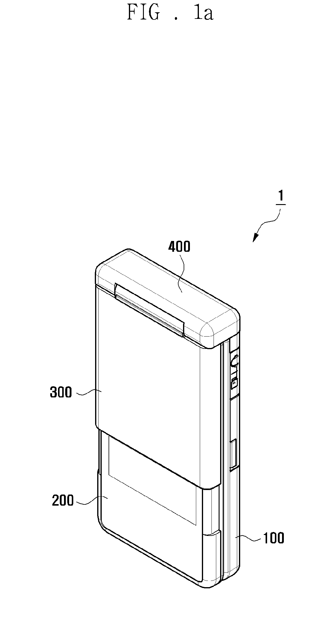 Mobile terminal having wide display unit