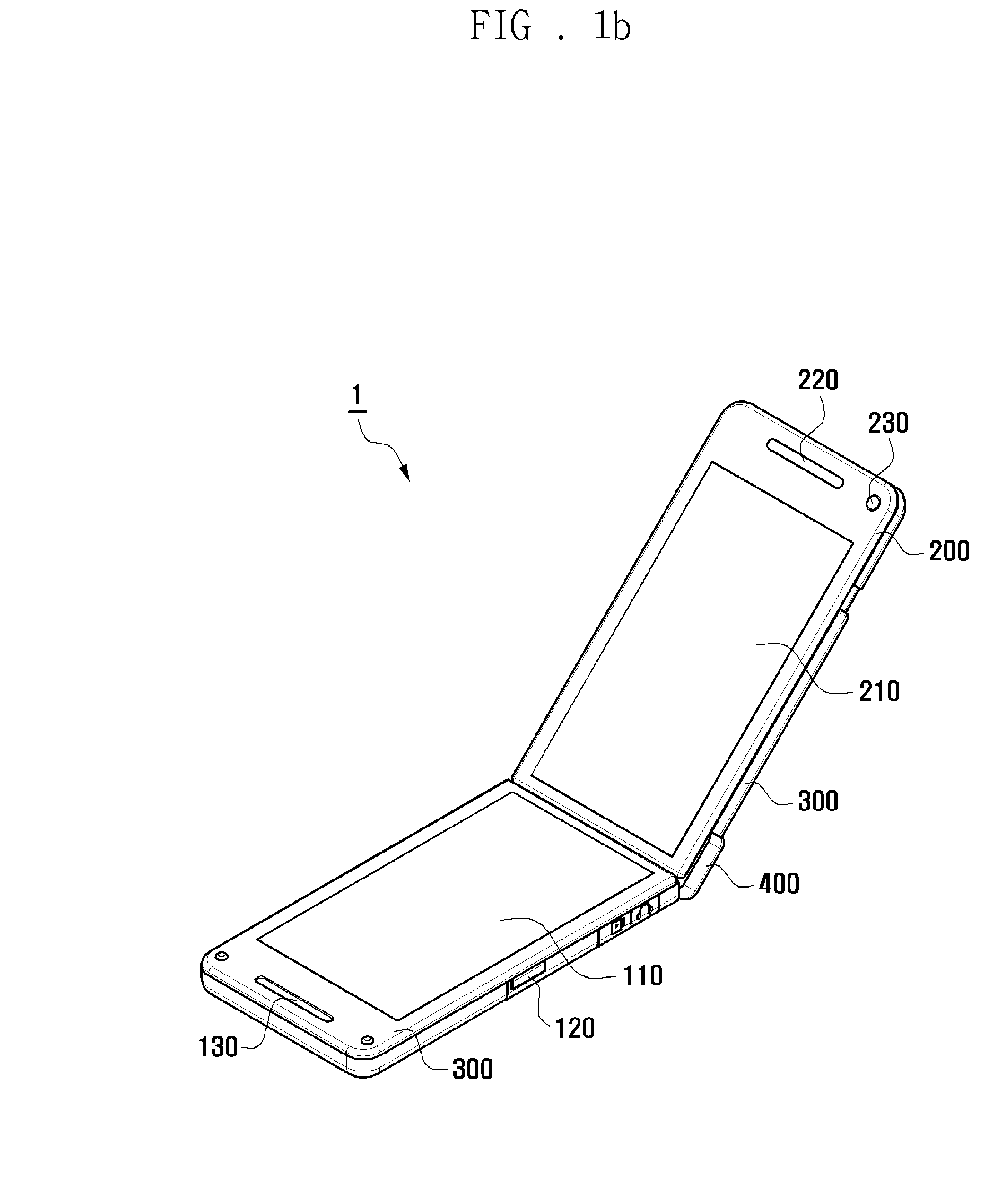 Mobile terminal having wide display unit