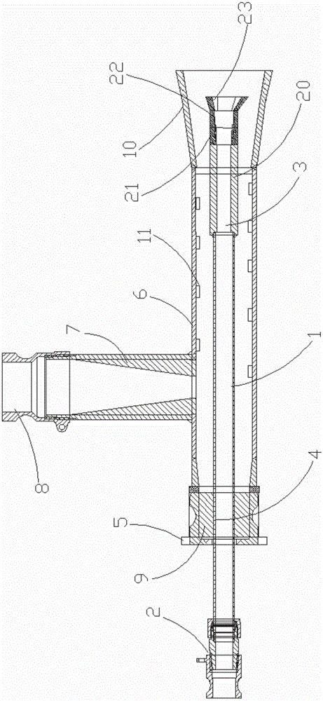 Improved spray gun for desulfurization and denitrification