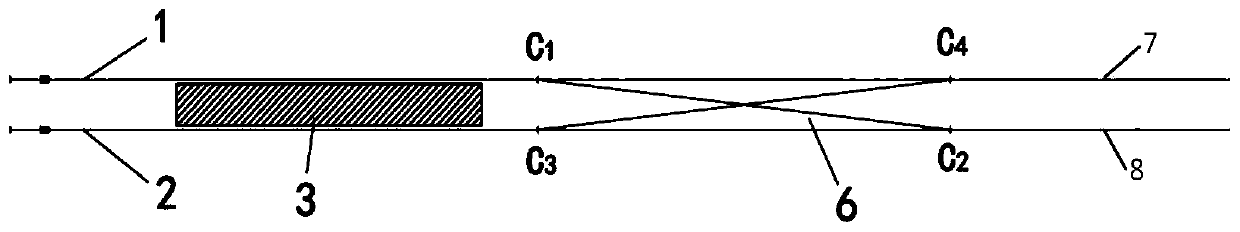 A turn-back island-style station layout structure in front of urban rail transit stations