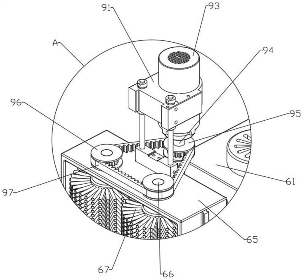 Asphalt filling device for highway bridge maintenance