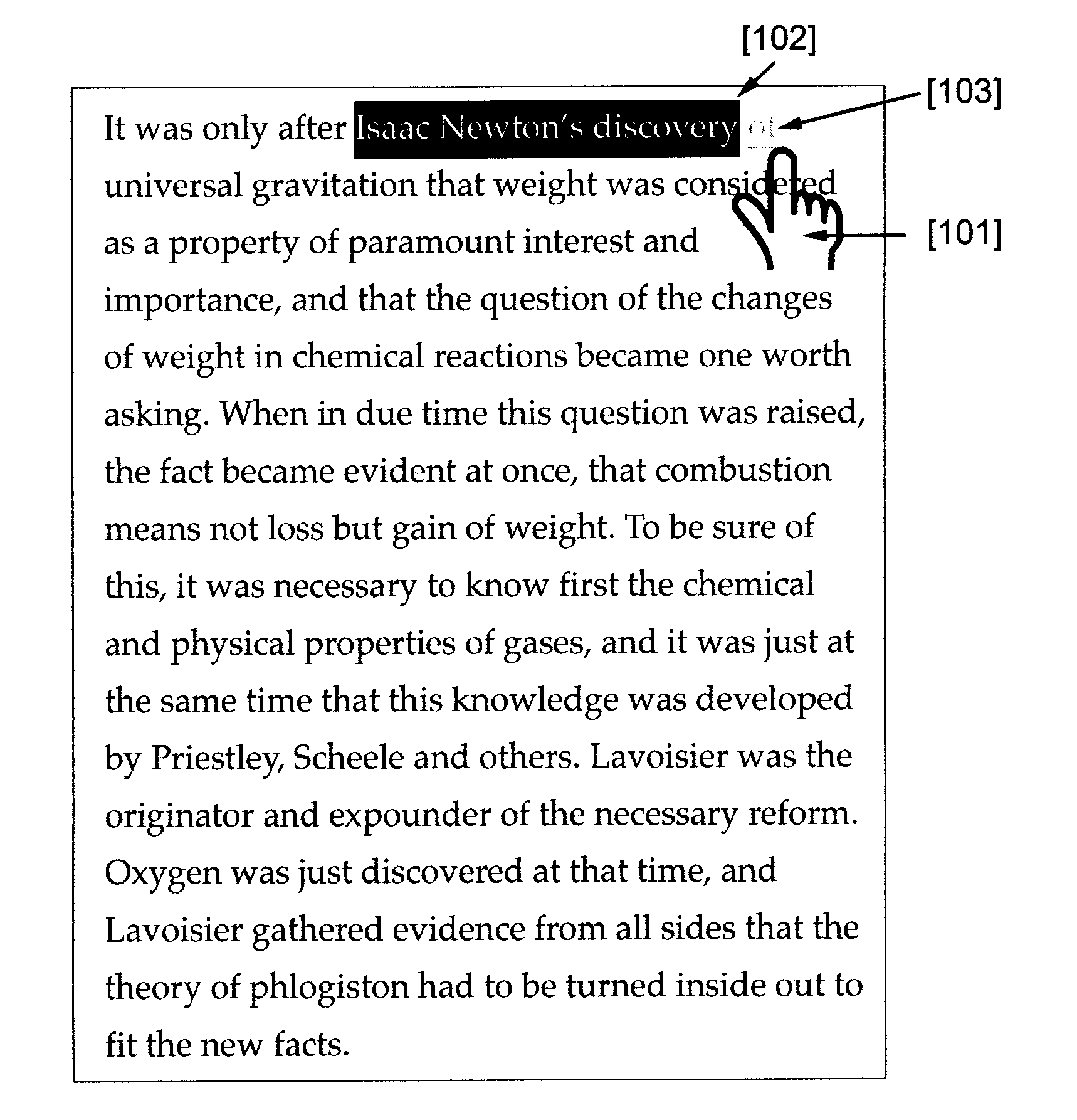 Constrained digital text reader