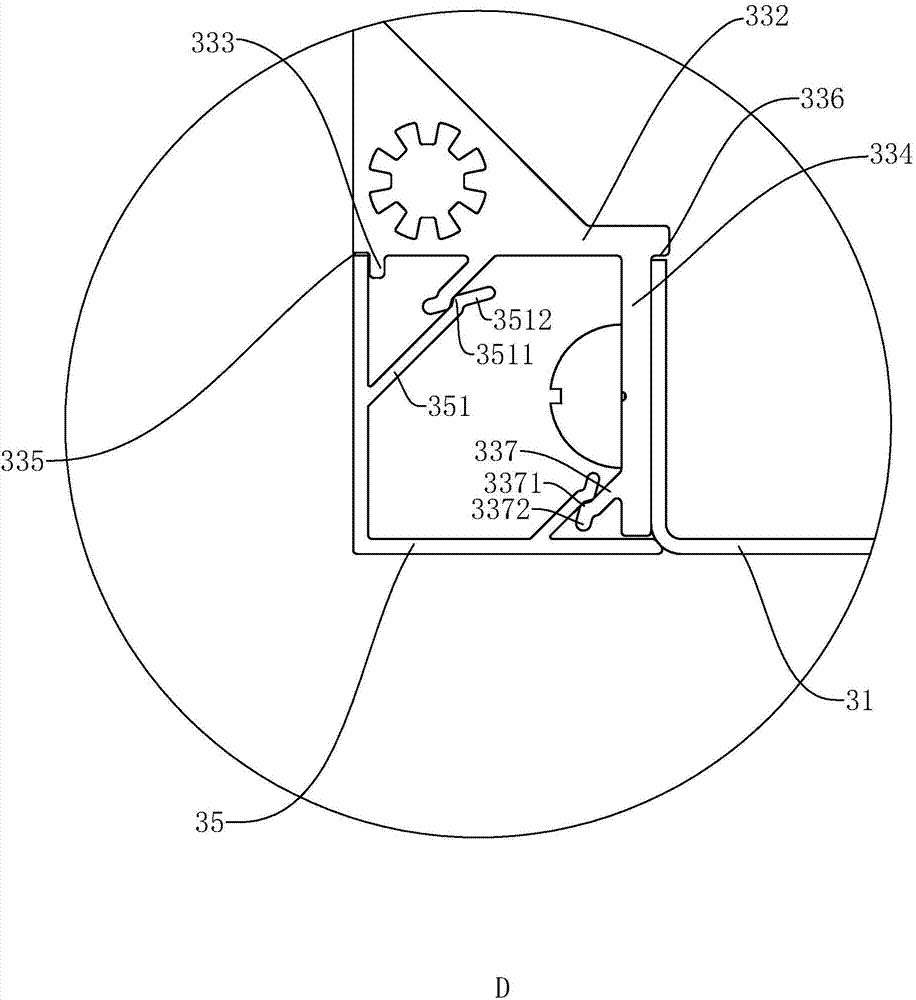 Hanging column with overhanging function and fixing method