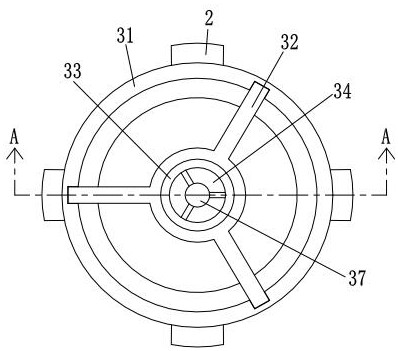 A segmented drying treatment device for organic fertilizer materials, livestock and poultry manure