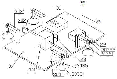 Cleaning mechanism used for cleaning system of glass curtain wall