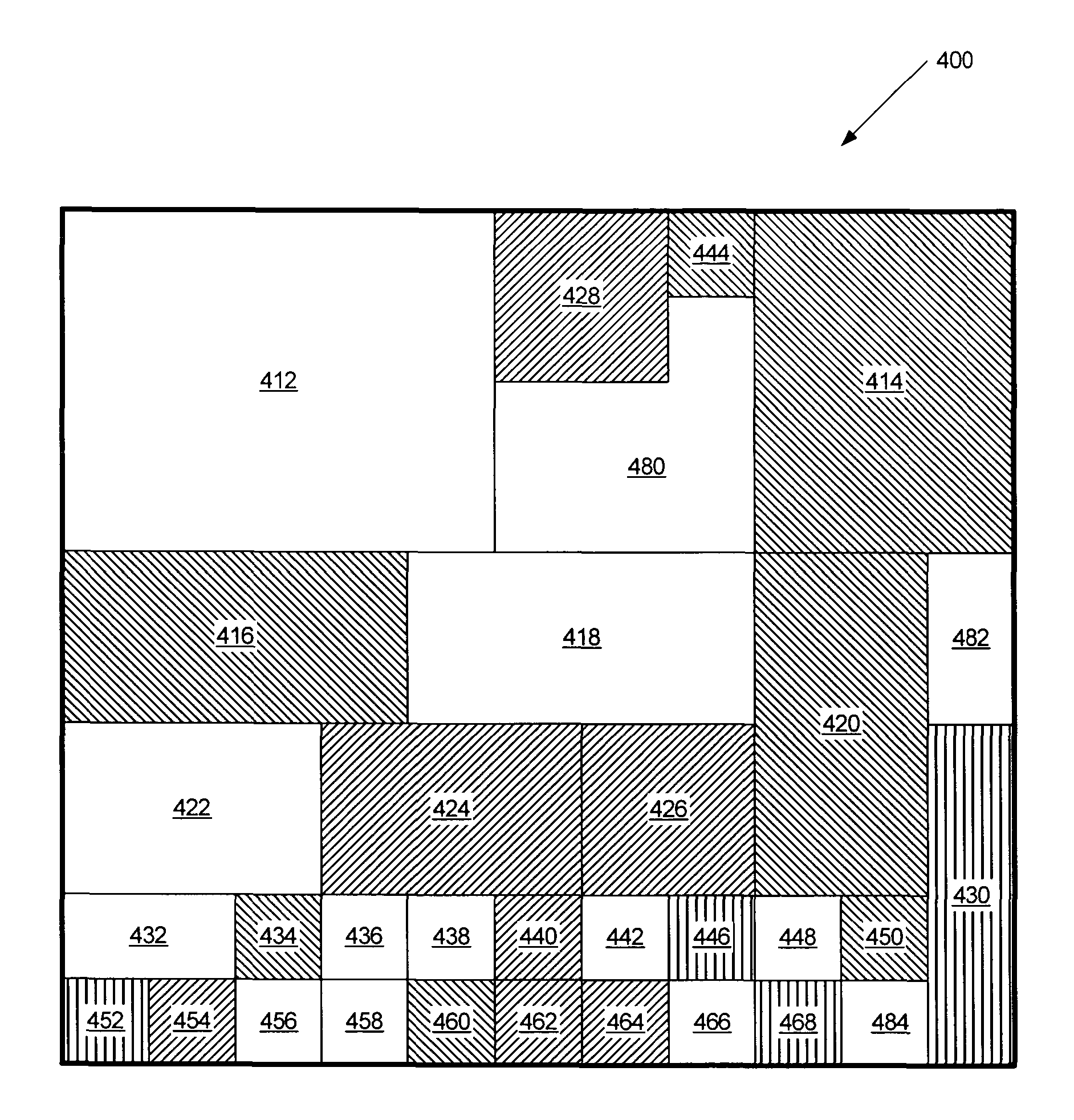 Intelligent positioning of items in a tree map visualization