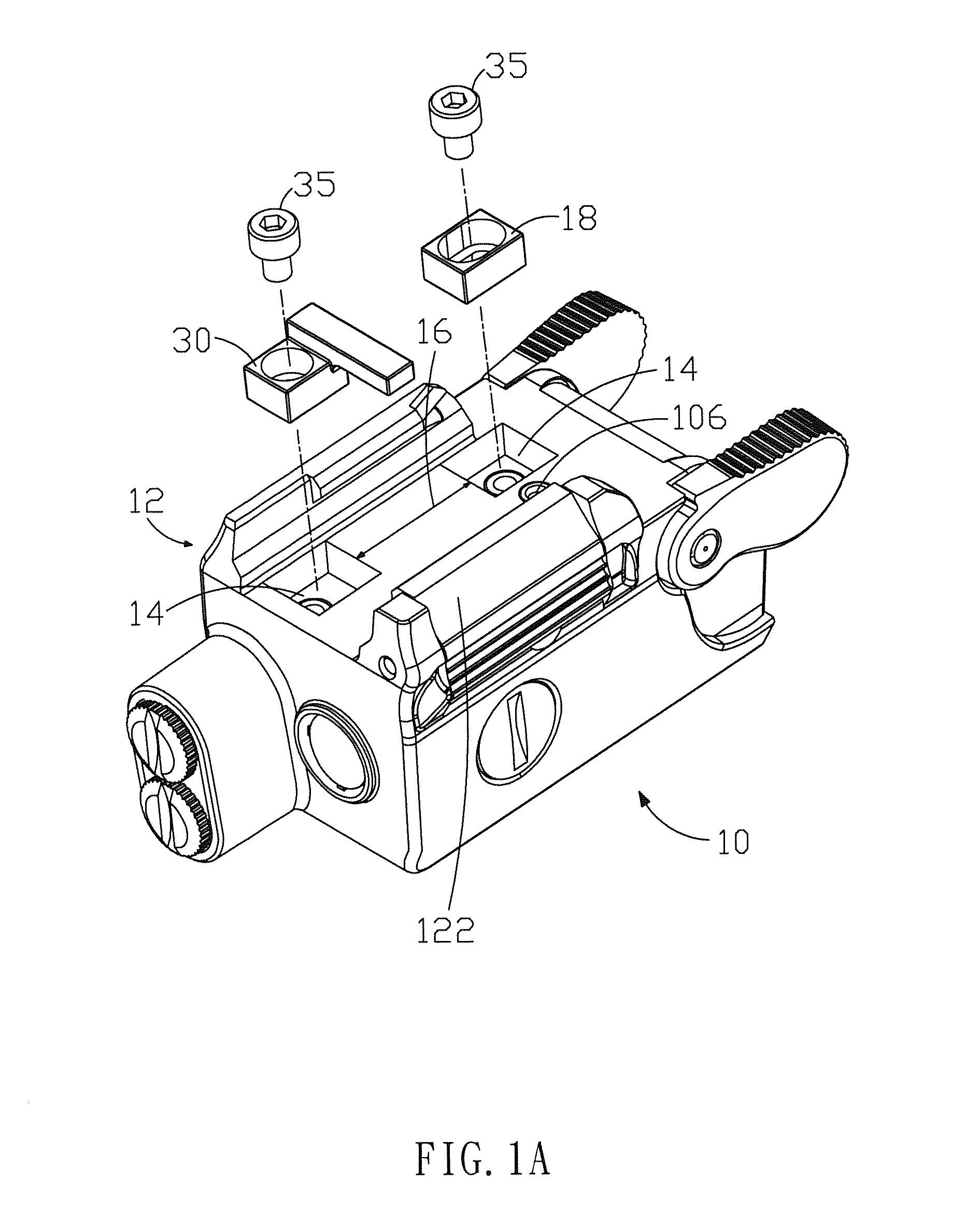 Structure of laser sight