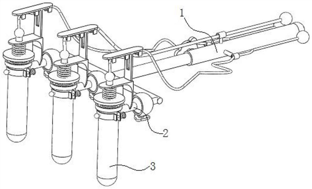 Water sample collection device for water quality detection