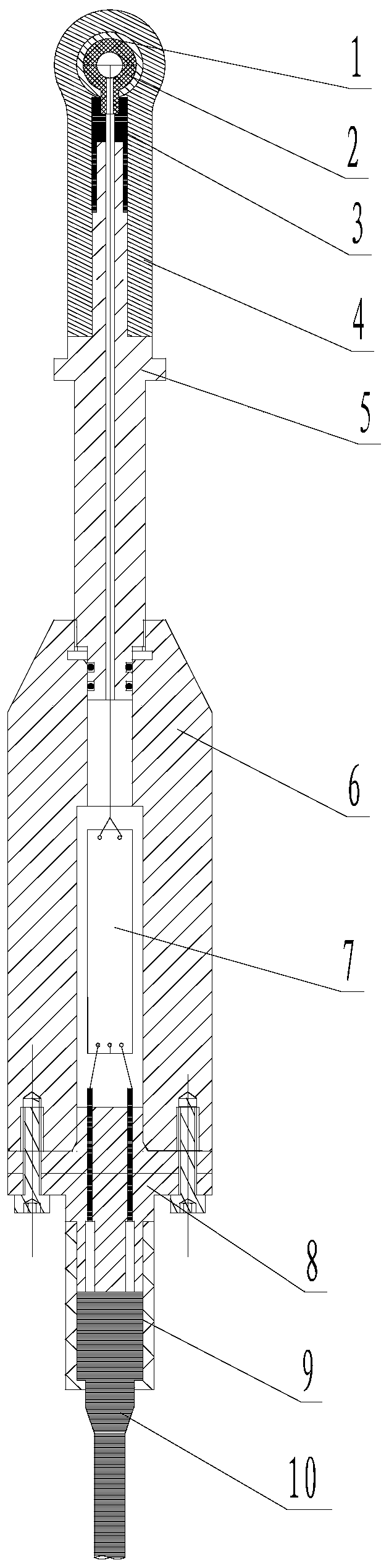 70MPa-resistant standard hydrophone and manufacturing method thereof